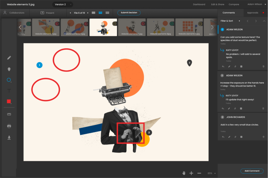 online proofing for graphic design teams