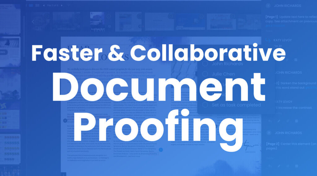 Better document and PDF proofing for teams