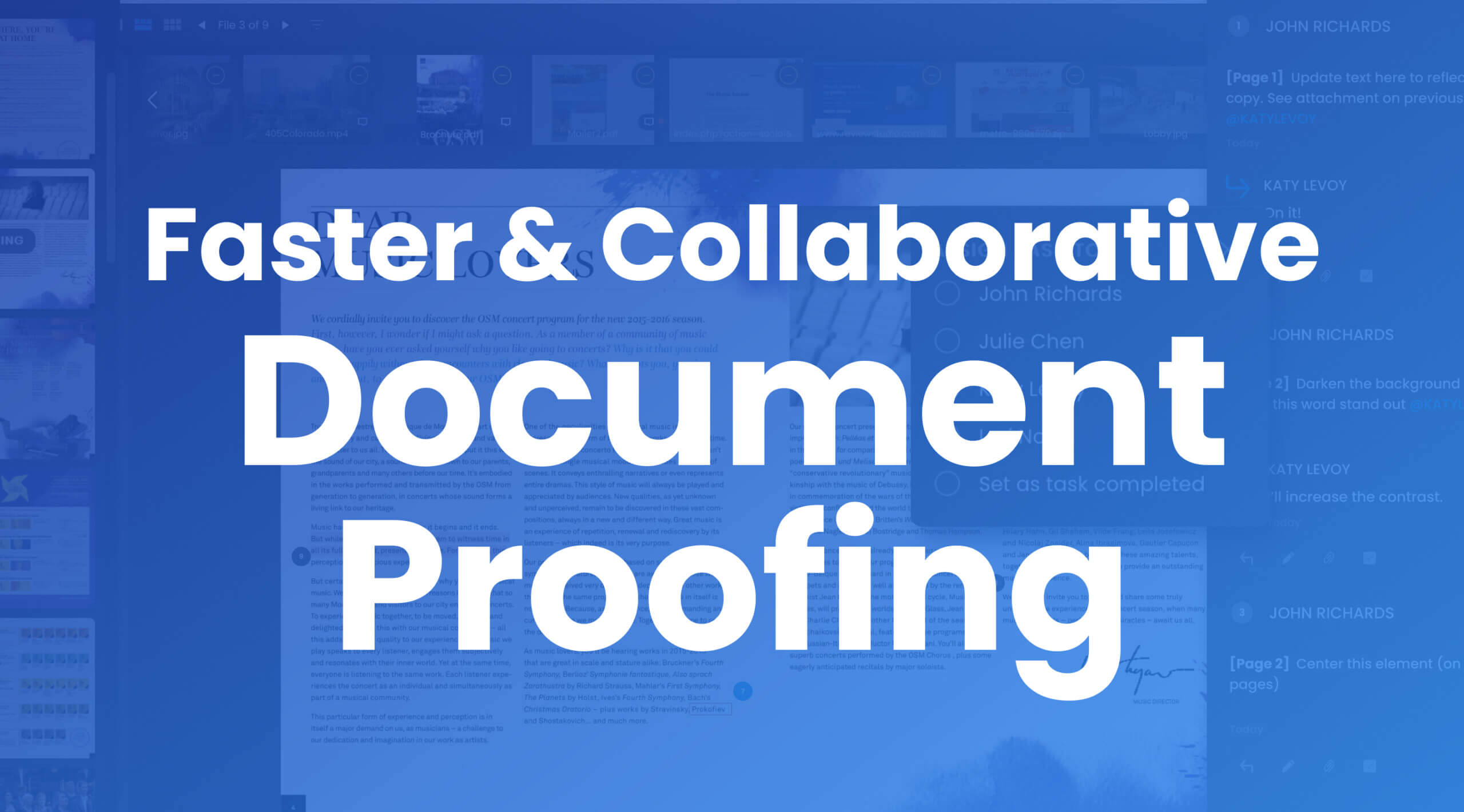 Better document and PDF proofing for teams