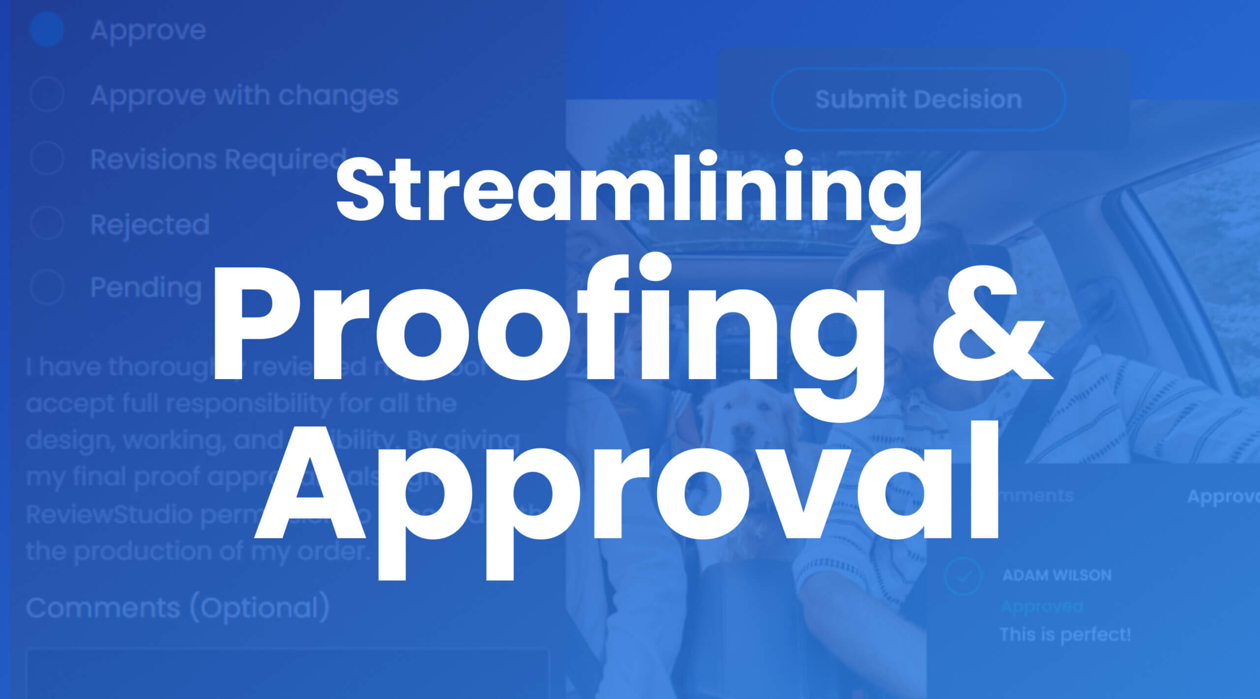 streamlining online proofing and approval workflows