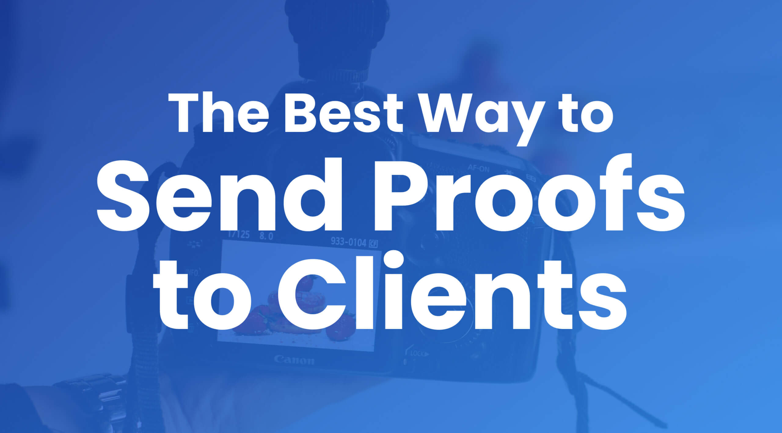 Sending Proofs to Clients the Right Way