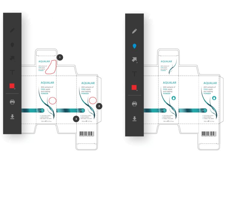 PDF Packaging proofing and markup for Manufacturing by ReviewStudio
